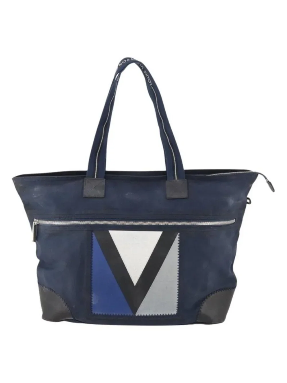 Authentic LOUIS VUITTON LV Cup Turmantin Shoulder Bag Navy M80704 LV